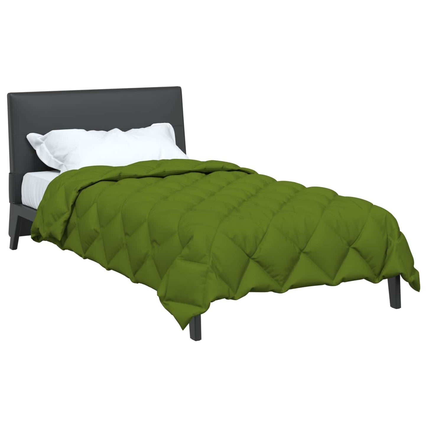 vidaXL Χειμερινό Παπλωματοθήκη Πράσινο 155 x 220 cm Μικροΐνες
