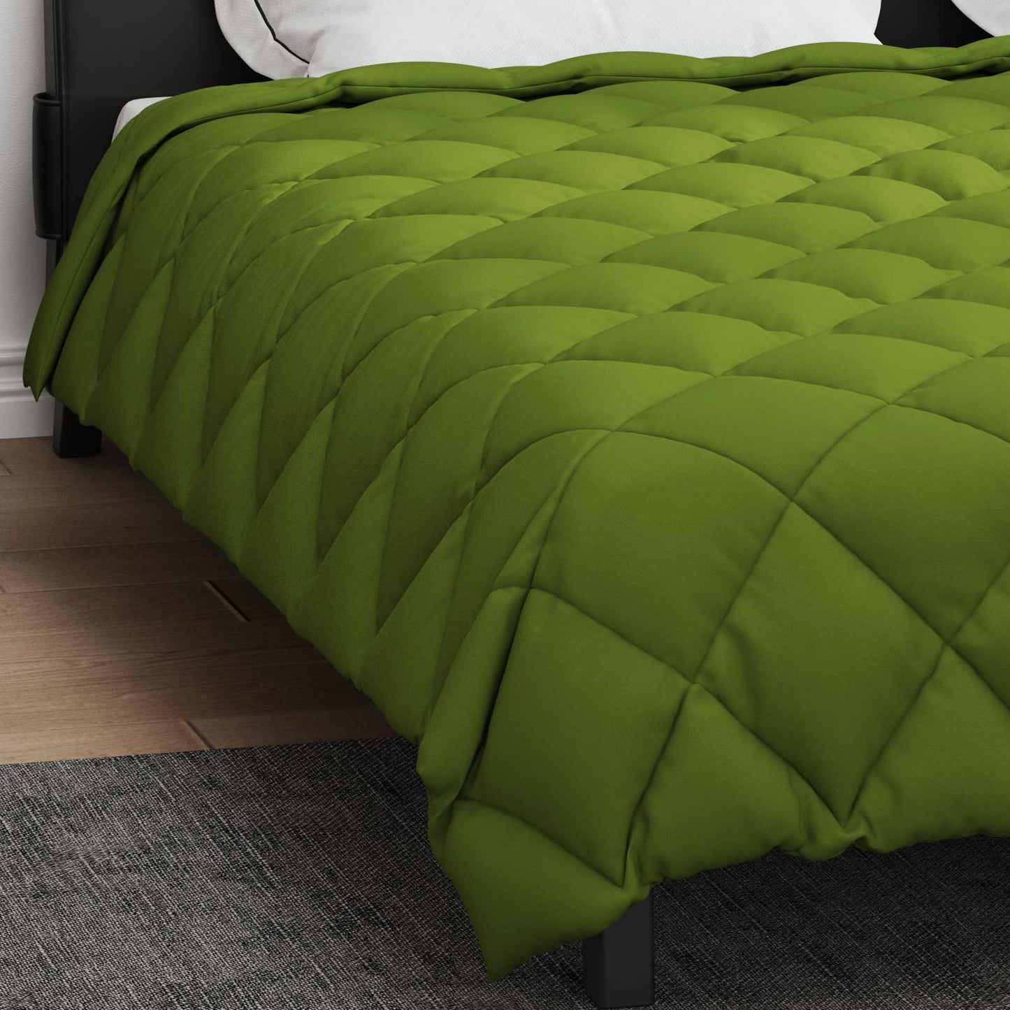 vidaXL Χειμερινό Παπλωματοθήκη Πράσινο 200 x 240 cm Μικροΐνες