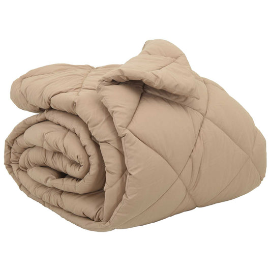 vidaXL Χειμερινό Παπλωματοθήκη Taupe 220 x 240 cm Μικροΐνες