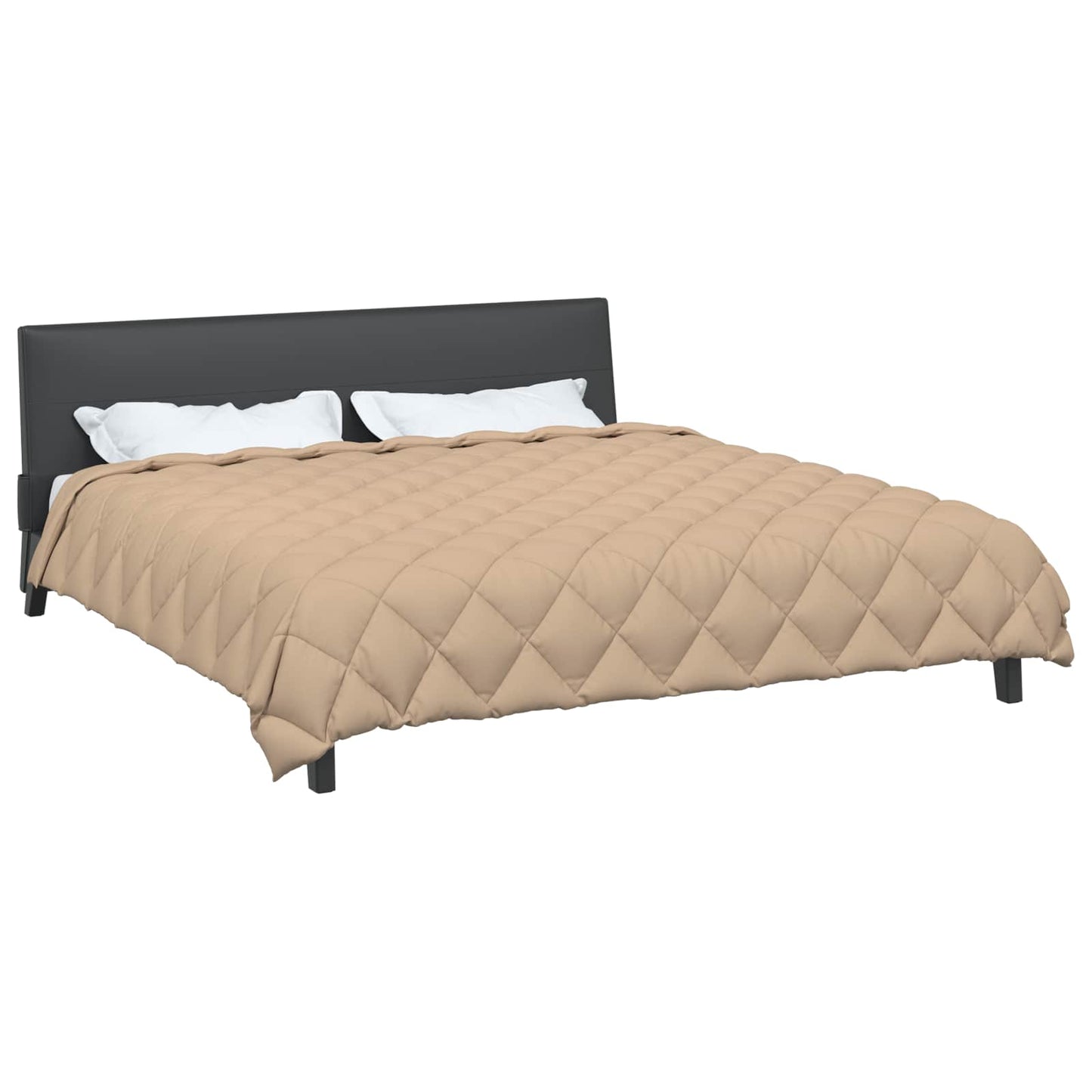 vidaXL Χειμερινό Παπλωματοθήκη Taupe 220 x 260 cm Μικροΐνες
