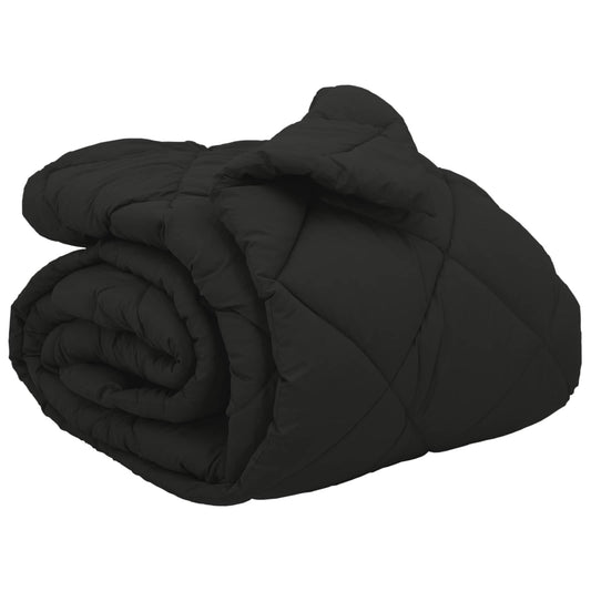 vidaXL Χειμερινό Παπλωματοθήκη Μαύρο 220 x 240 cm Μικροΐνες