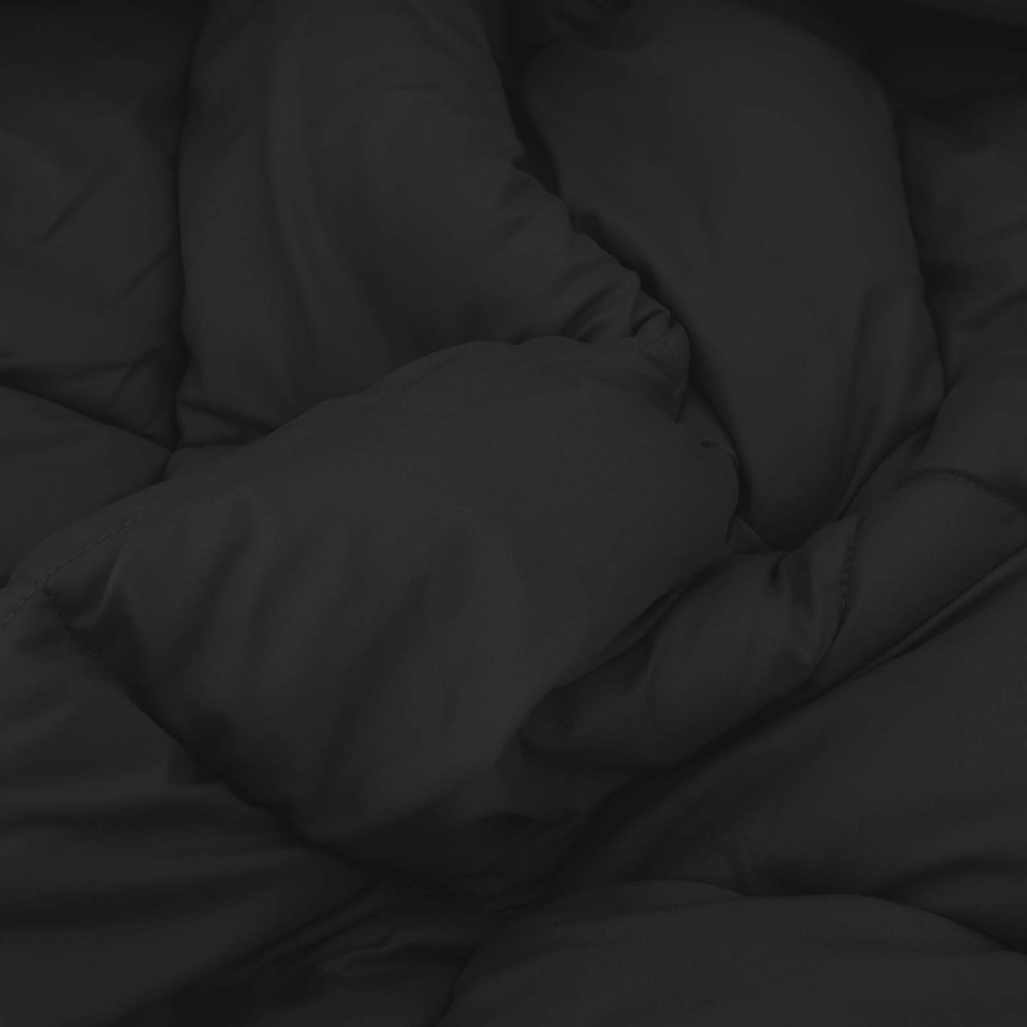 vidaXL Χειμερινό Παπλωματοθήκη Μαύρο και Ανθρακί 220 x 135 εκ