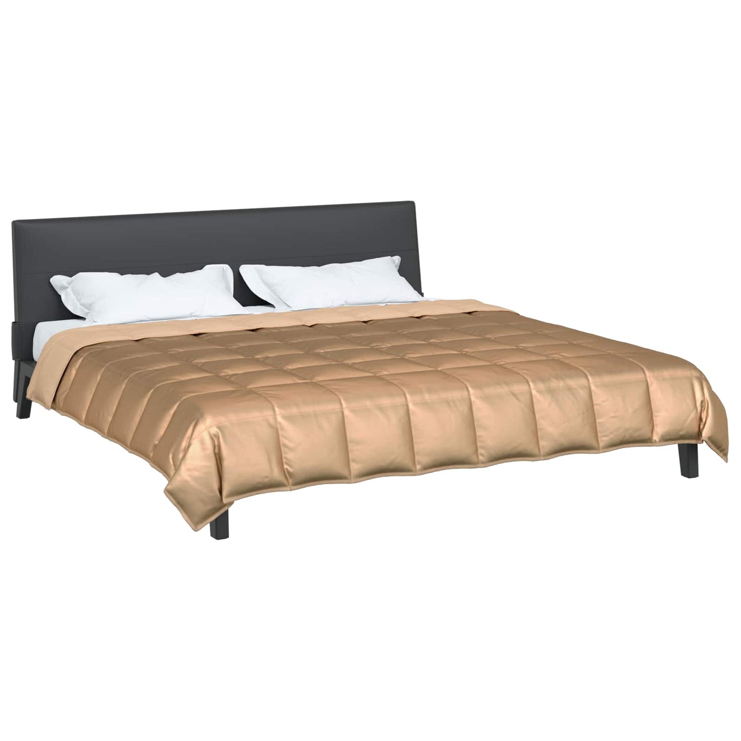 vidaXL Καλοκαιρινό Παπλωματοθήκη Χρυσό 200 x 220 cm