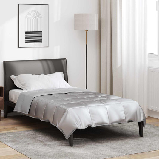 vidaXL Κουβέρτα ολόκληρου του χρόνου Ασημί 200 x 140 cm