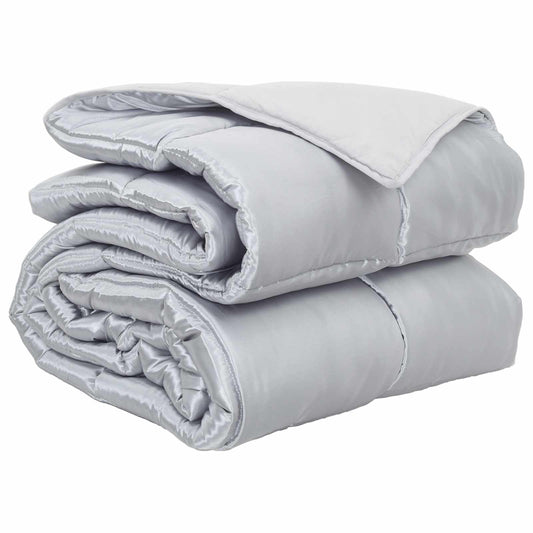 vidaXL Κουβέρτα ολόκληρου του χρόνου Ασημί 220 x 140 cm