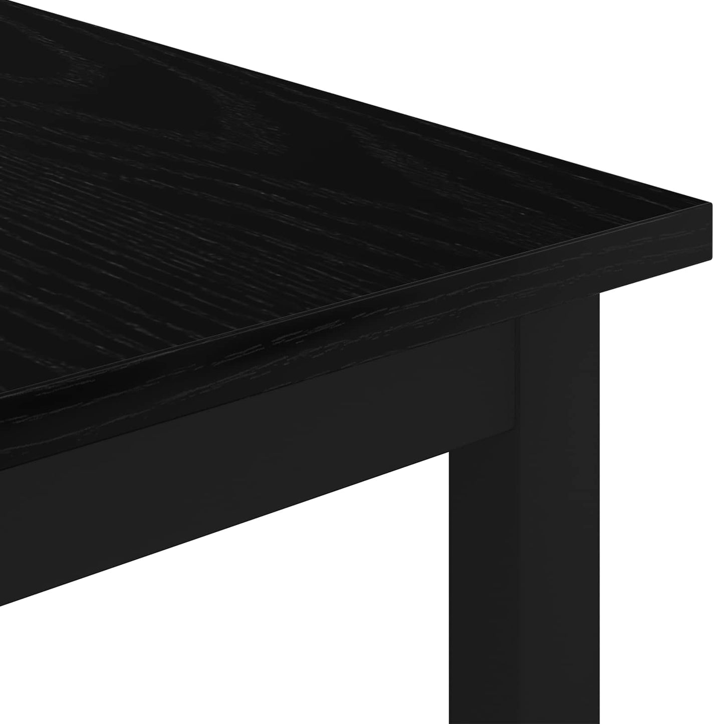 vidaXL Τραπεζάκι σαλονιού Μαύρη Οξυά 60 x 30 x 36 cm