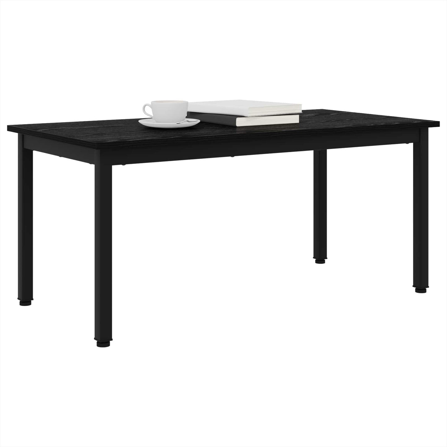 vidaXL Τραπεζάκι σαλονιού Μαύρη Οξυά 100 x 50 x 45 cm