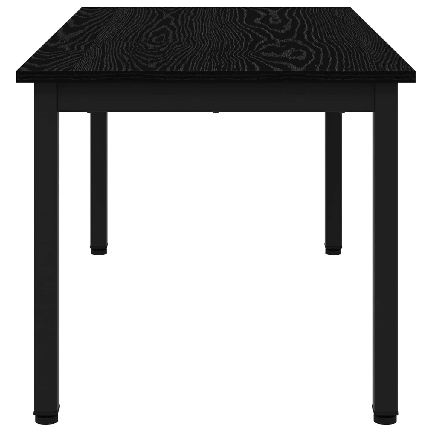 vidaXL Τραπεζάκι σαλονιού Μαύρη Οξυά 100 x 50 x 45 cm