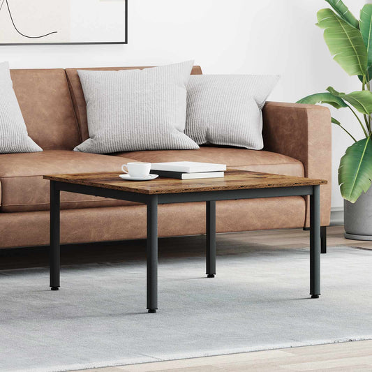 vidaXL Τραπεζάκι σαλονιού Παλιό ξύλο 80 x 80 x 45 cm