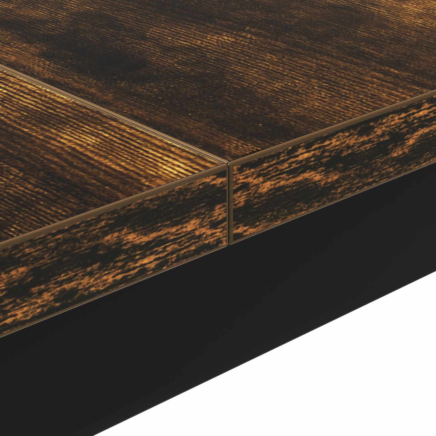 vidaXL Τραπεζάκι σαλονιού Καπνιστό Δρύς 100 x 100 x 45 cm