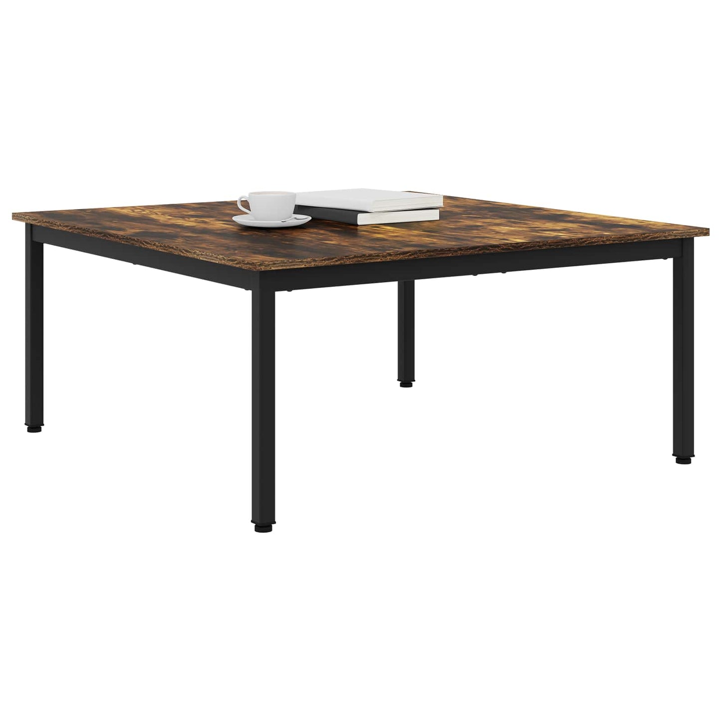 vidaXL Τραπεζάκι σαλονιού Καπνιστό Δρύς 100 x 100 x 45 cm