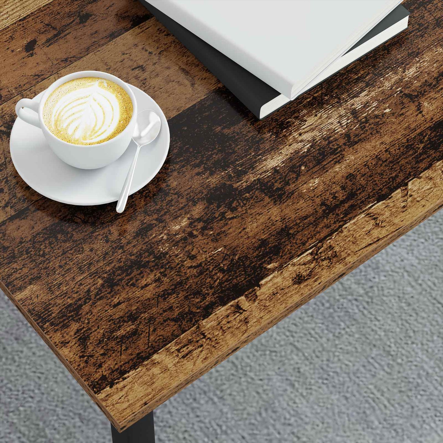 vidaXL Τραπεζάκι σαλονιού Παλιό ξύλο 100 x 100 x 45 cm