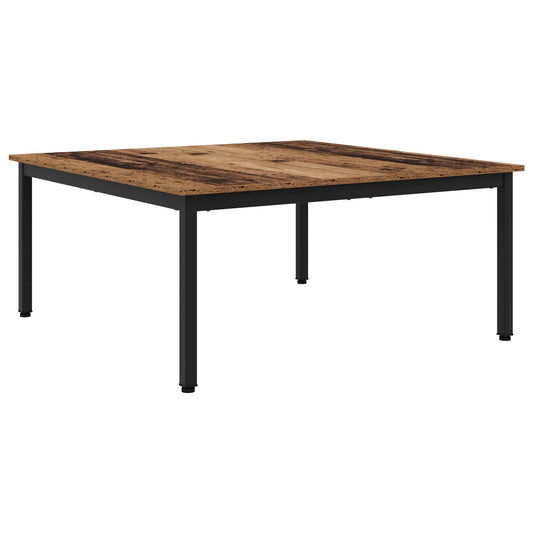 vidaXL Τραπεζάκι σαλονιού Παλιό ξύλο 100 x 100 x 45 cm