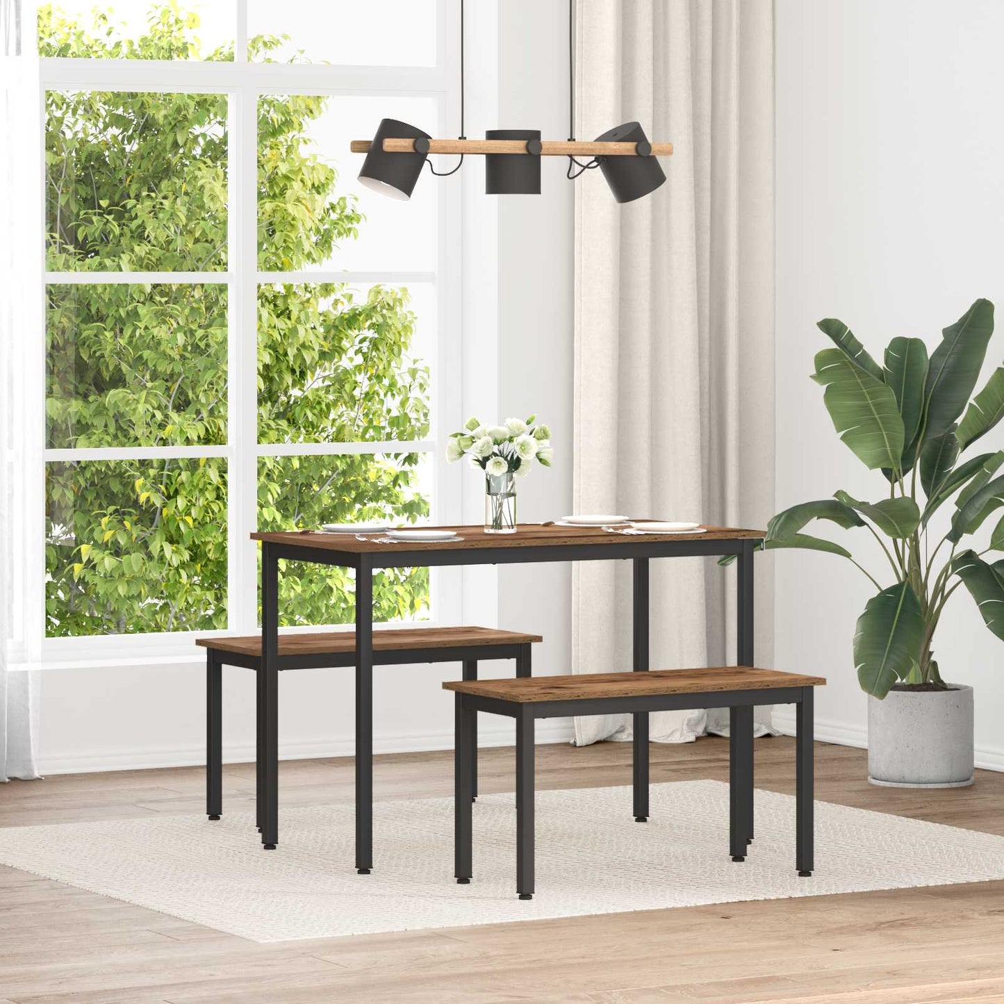 vidaXL παγκάκι Παλιό ξύλο 80 x 35 x 45 cm Επεξεργασμένο ξύλο