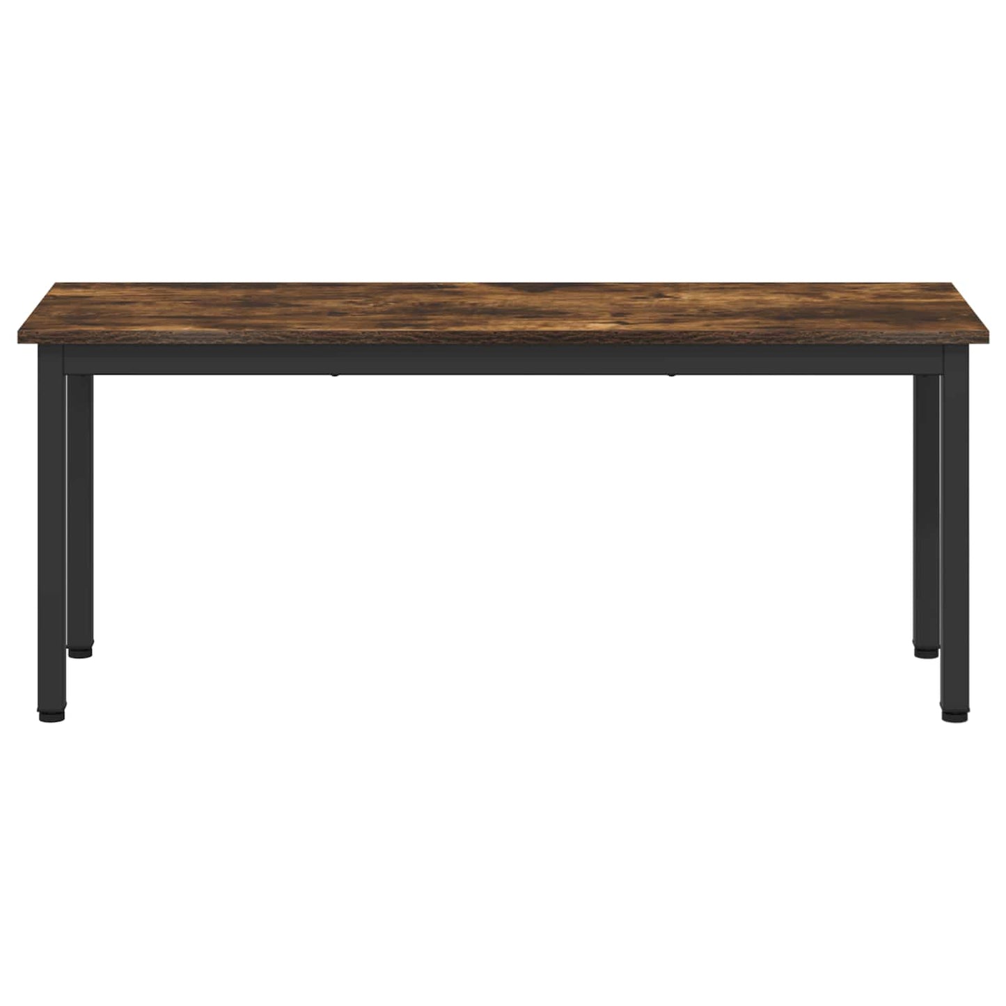 vidaXL παγκάκι Καπνιστό Δρύς 110 x 35 x 45 cm Επεξεργασμένο ξύλο