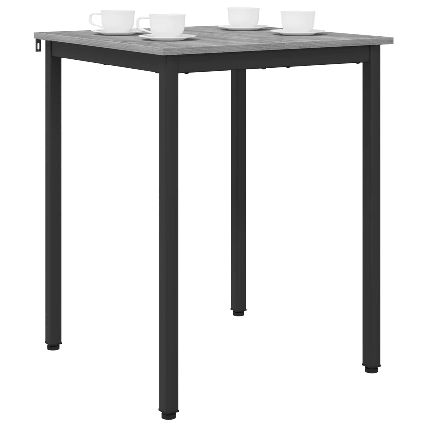 vidaXL Τραπεζαρίες 60 x 60 x 75 cm Επεξεργασμένο Ξύλο Γκρι Sonoma