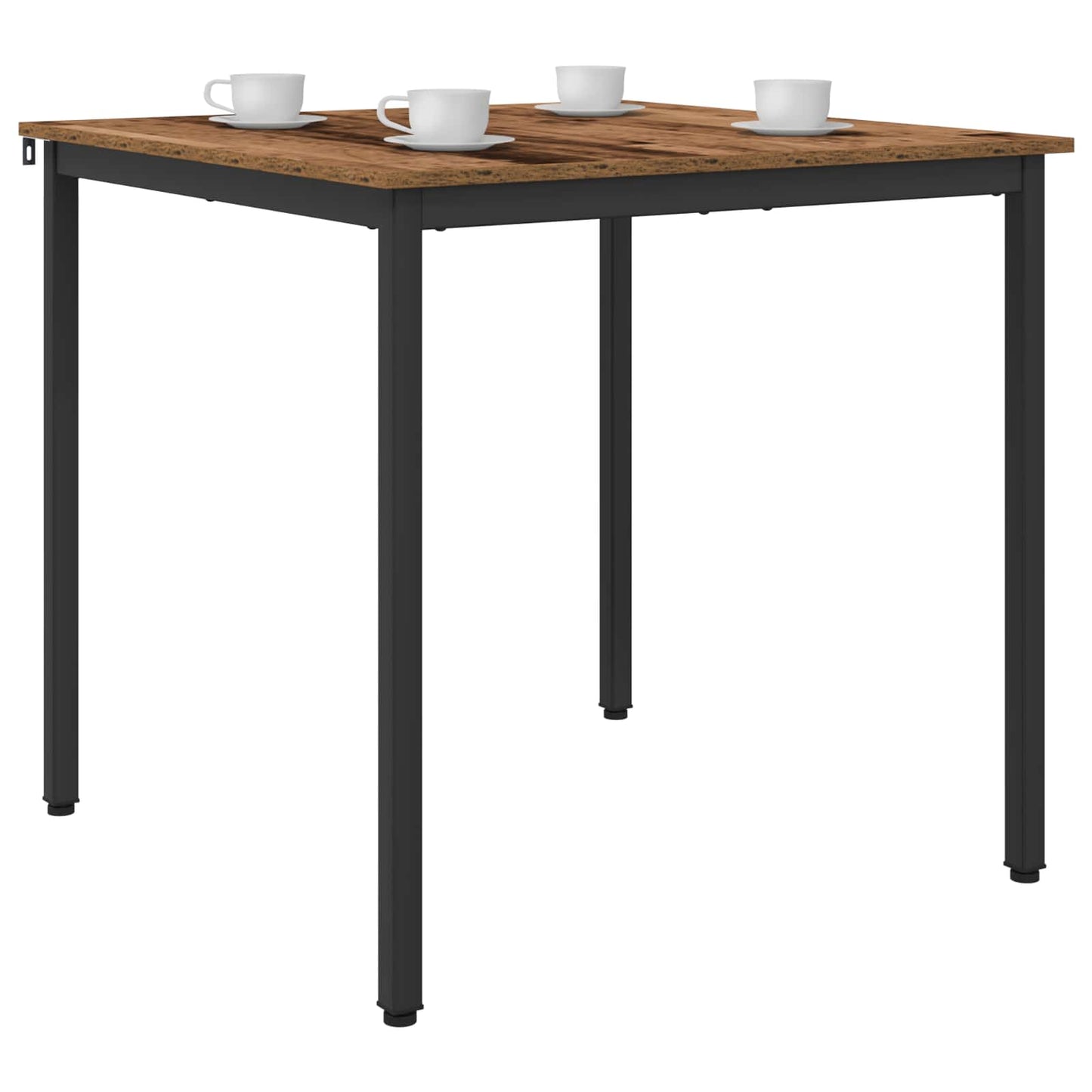 vidaXL Τραπεζαρίες 80 x 80 x 75 cm Επεξεργασμένο Ξύλο Ξύλο δρυός