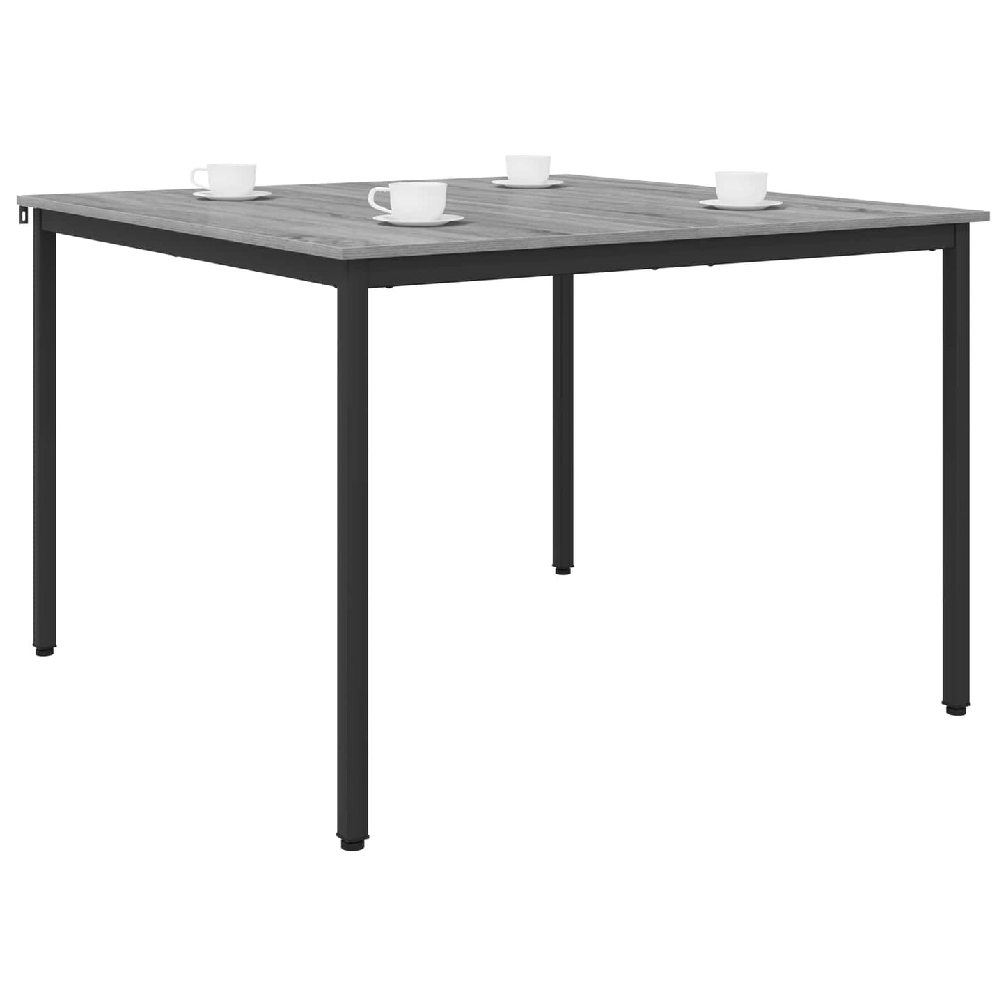 vidaXL Τραπεζαρίες 110 x 110 x 75 cm Επεξεργασμένο Ξύλο Γκρι Sonoma