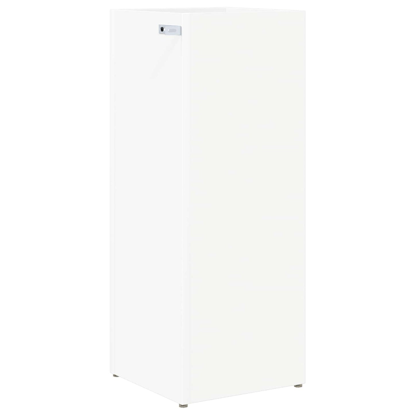 vidaXL Σχέδιο & βάση αποθήκευσης Λευκό 25 x 24,5 x 64 εκ.