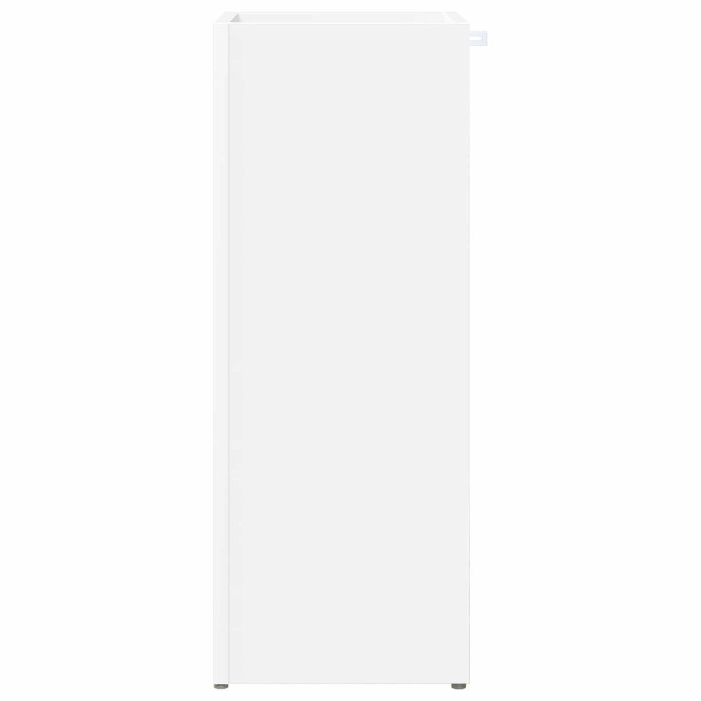 vidaXL Σχέδιο & βάση αποθήκευσης Λευκό 25 x 24,5 x 64 εκ.