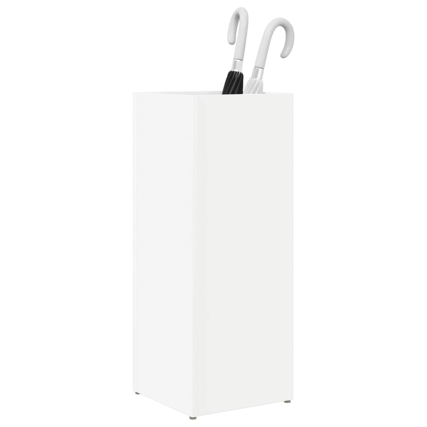vidaXL Σχέδιο & βάση αποθήκευσης Λευκό 25 x 24,5 x 64 εκ.