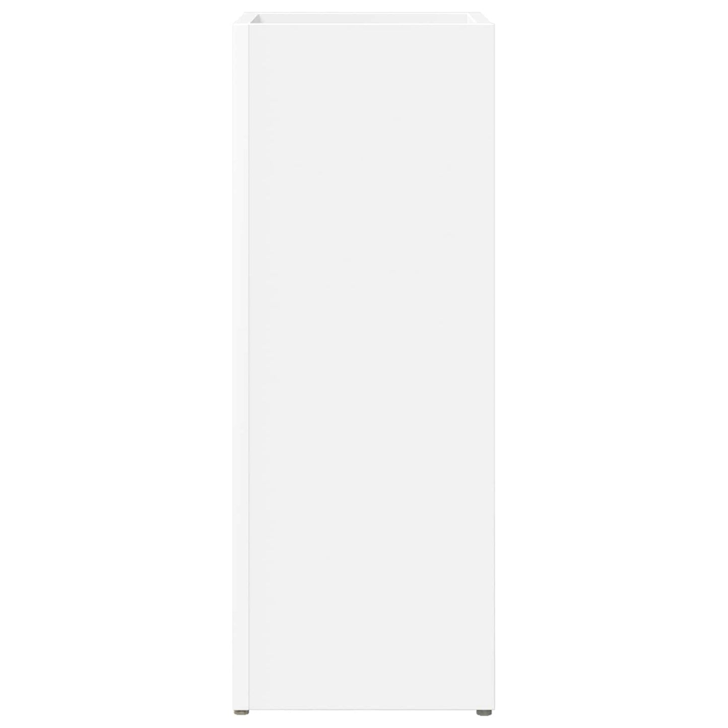 vidaXL Σχέδιο & βάση αποθήκευσης Λευκό 25 x 24,5 x 64 εκ.