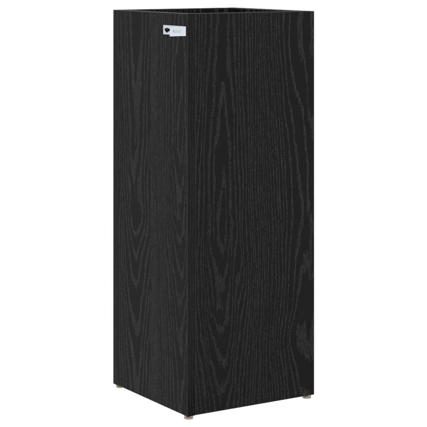 vidaXL Σχέδιο & βάση αποθήκευσης Μαύρη Οξυά 25 x 24,5 x 64 εκ.