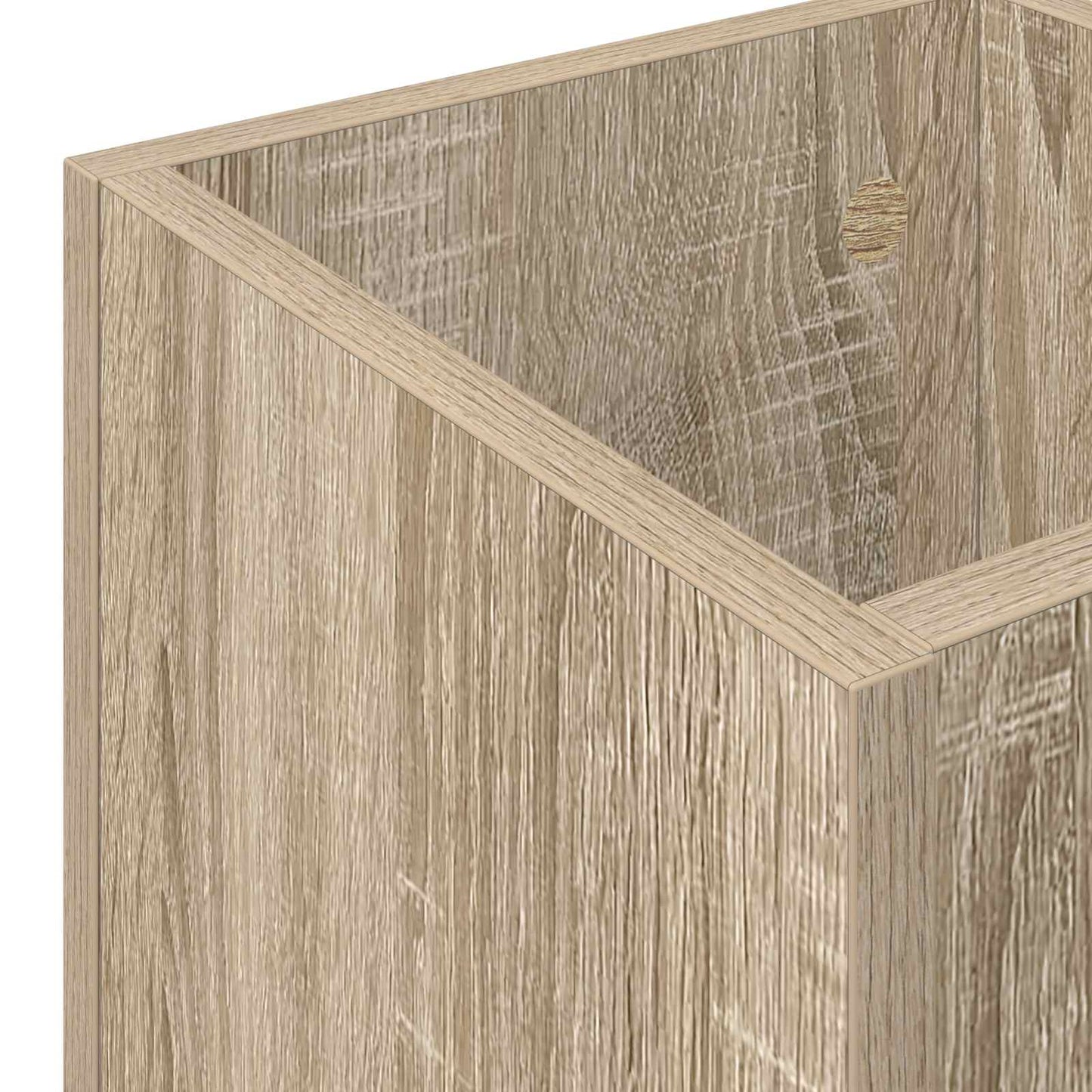 vidaXL Σχέδιο & βάση αποθήκευσης Δρύς Sonoma 25 x 24,5 x 64 εκ.
