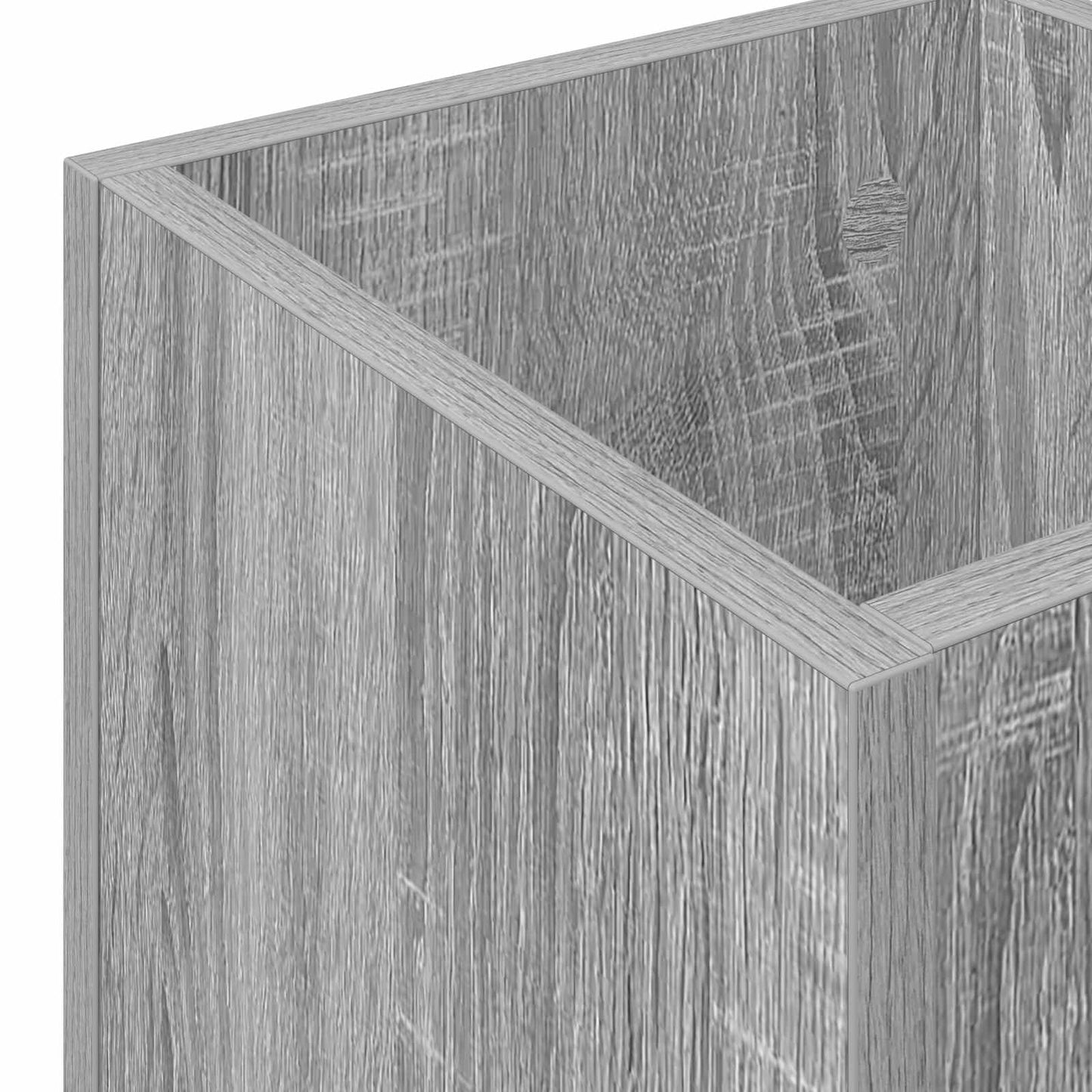 vidaXL Σχέδιο & βάση αποθήκευσης Γκρίζο Σονομα 25 x 24,5 x 64 εκ.