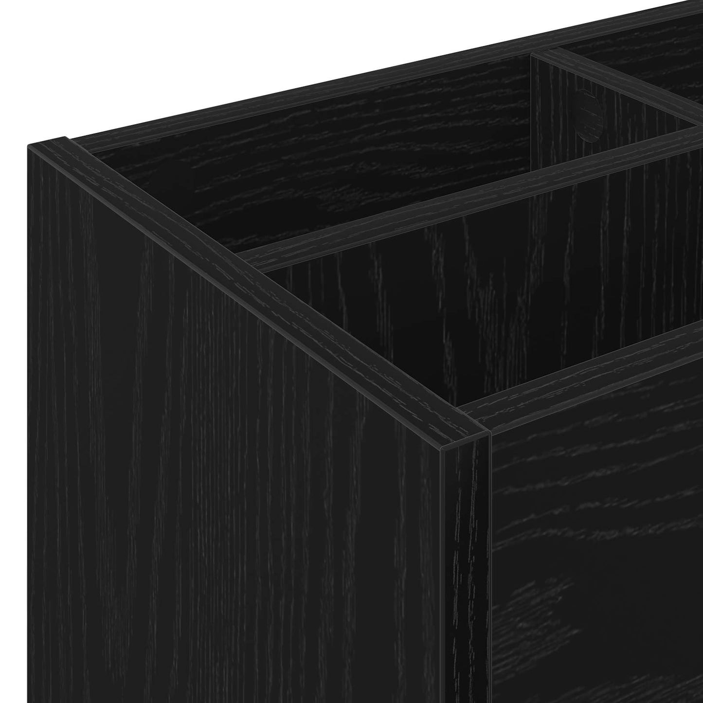 vidaXL Σχέδιο & βάση αποθήκευσης Μαύρη Οξυά 65 x 24 x 50 εκ