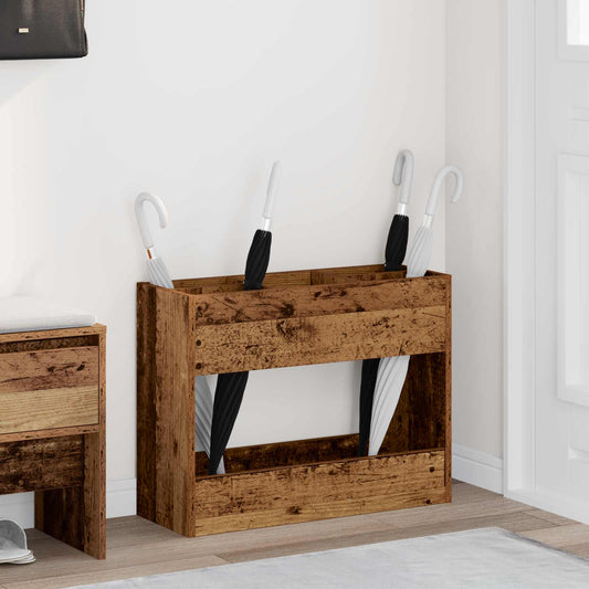vidaXL Σχέδιο & βάση αποθήκευσης Παλιό ξύλο 65 x 24 x 50 εκ
