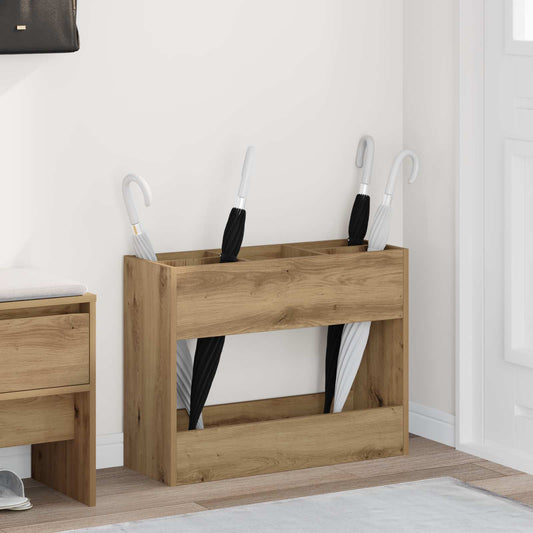 vidaXL Σχέδιο & βάση αποθήκευσης Artisan Oak 65 x 24 x 50 εκ