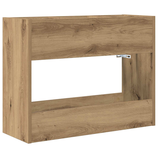 vidaXL Σχέδιο & βάση αποθήκευσης Artisan Oak 65 x 24 x 50 εκ