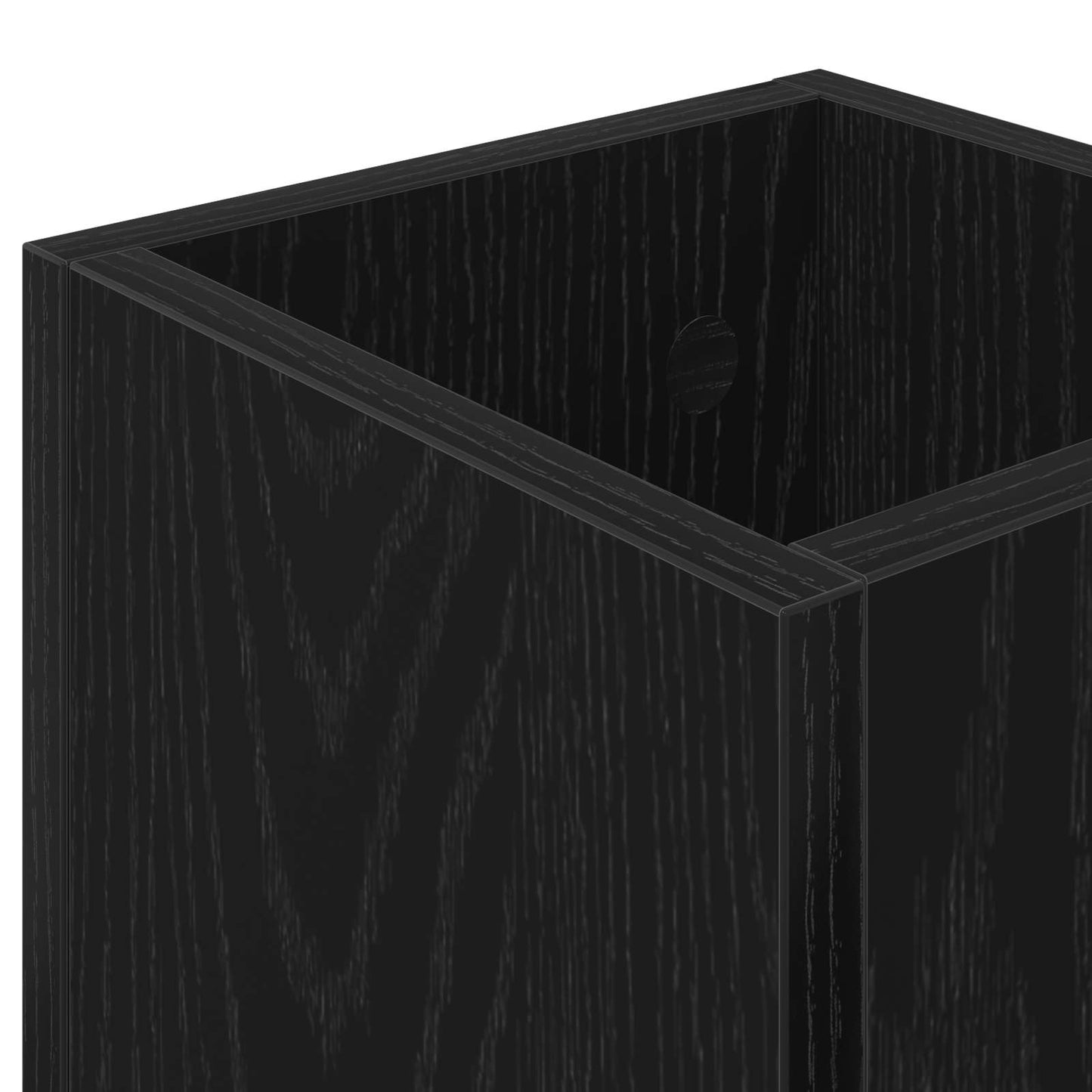 vidaXL Σχέδιο & βάση αποθήκευσης Μαύρη Οξυά 20 x 20 x 55,5 εκ