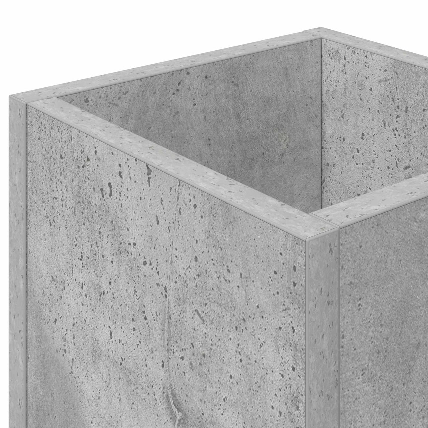 vidaXL Σχέδιο & βάση αποθήκευσης Σκυρόδεμα Γκρι 20 x 20 x 55,5 εκ