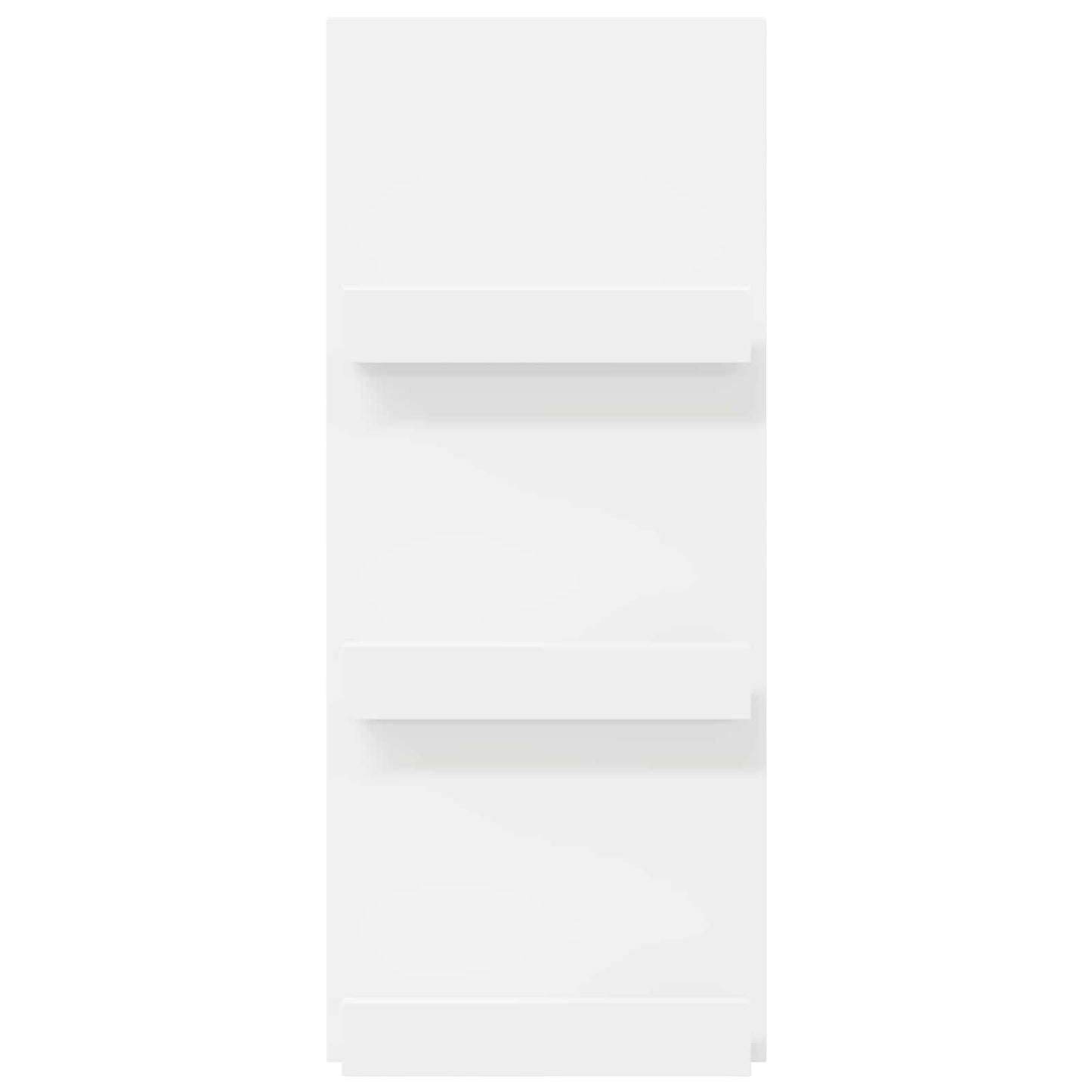 vidaXL Ράφι Περιοδικών Λευκό 51 x 11 x 102 εκ Επεξεργασμένο ξύλο