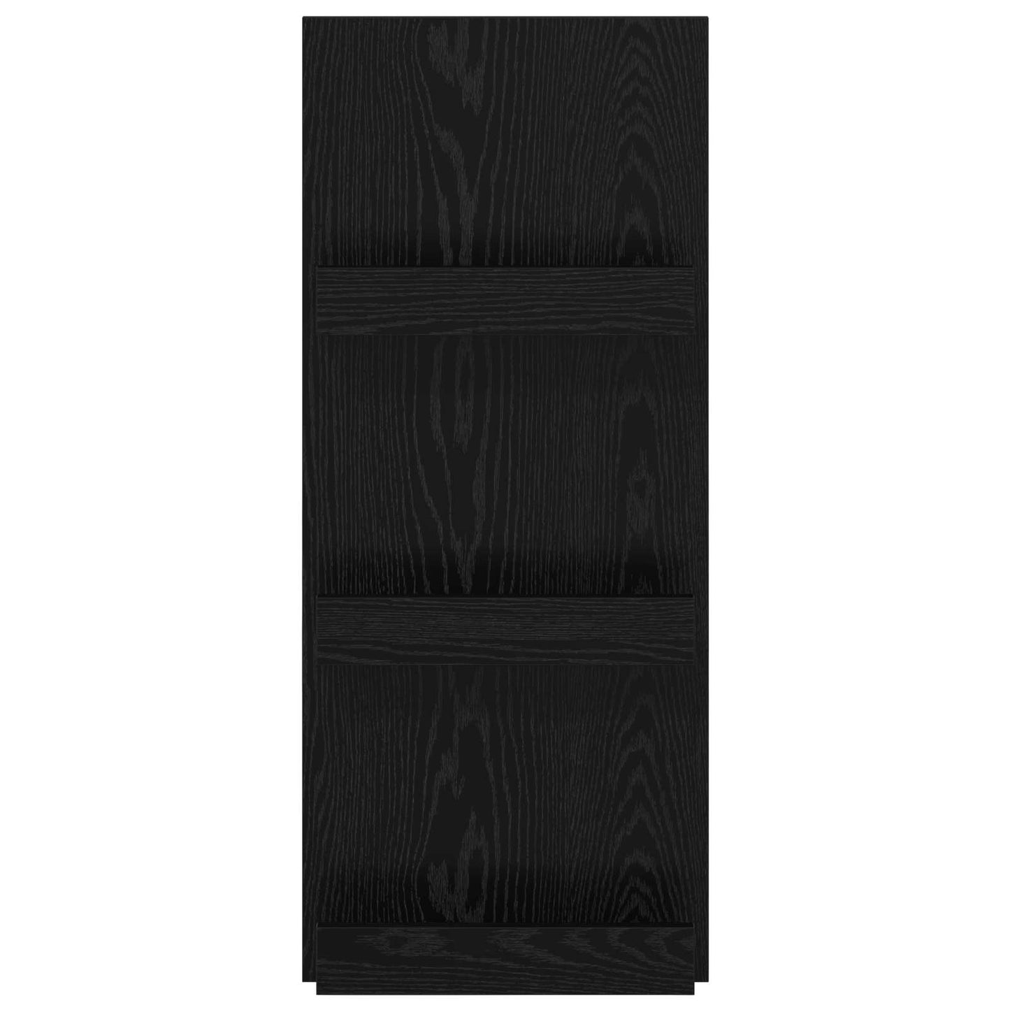 vidaXL Ράφι Περιοδικών Μαύρη Οξυά 51 x 11 x 102 εκ Επεξεργασμένο ξύλο