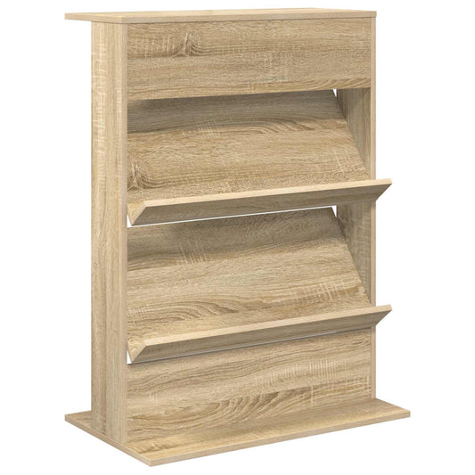 vidaXL Ράφι Περιοδικών Δρύς Sonoma 70 x 41 x 96 εκ. Επεξεργασμένο ξύλο