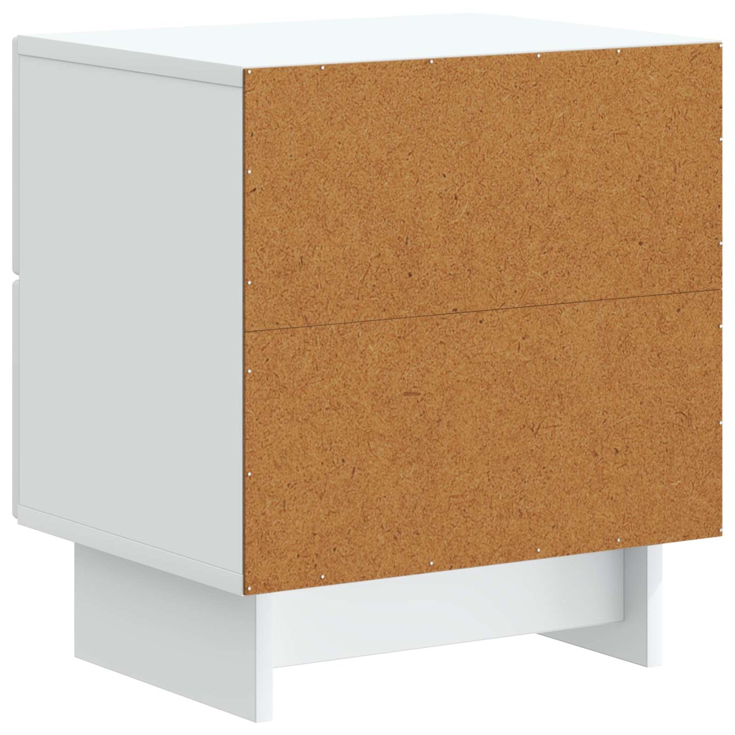 vidaXL Κομοδίνο Λευκό 43 x 34,5 x 47,5 εκ Επεξεργασμένο Ξύλο