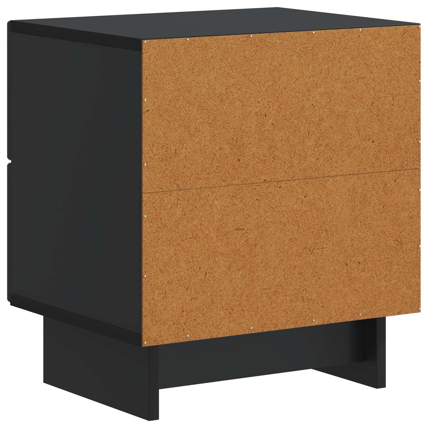 vidaXL Κομοδίνο Μαύρο 43 x 34,5 x 47,5 εκ Επεξεργασμένο Ξύλο