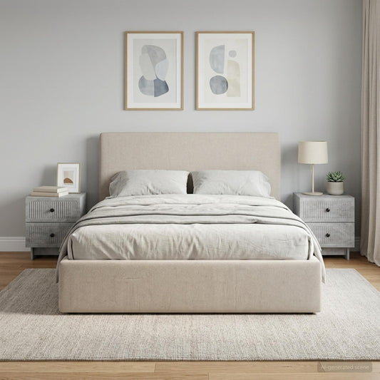 vidaXL Κομοδίνο 2 τμχ. Γκρι Σκυροδέματος 43 x 34,5 x 47,5 εκ