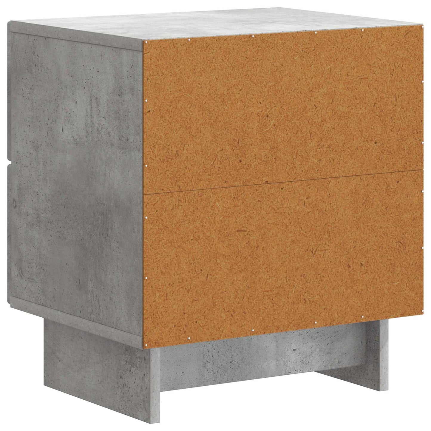 vidaXL Κομοδίνο 2 τμχ. Γκρι Σκυροδέματος 43 x 34,5 x 47,5 εκ