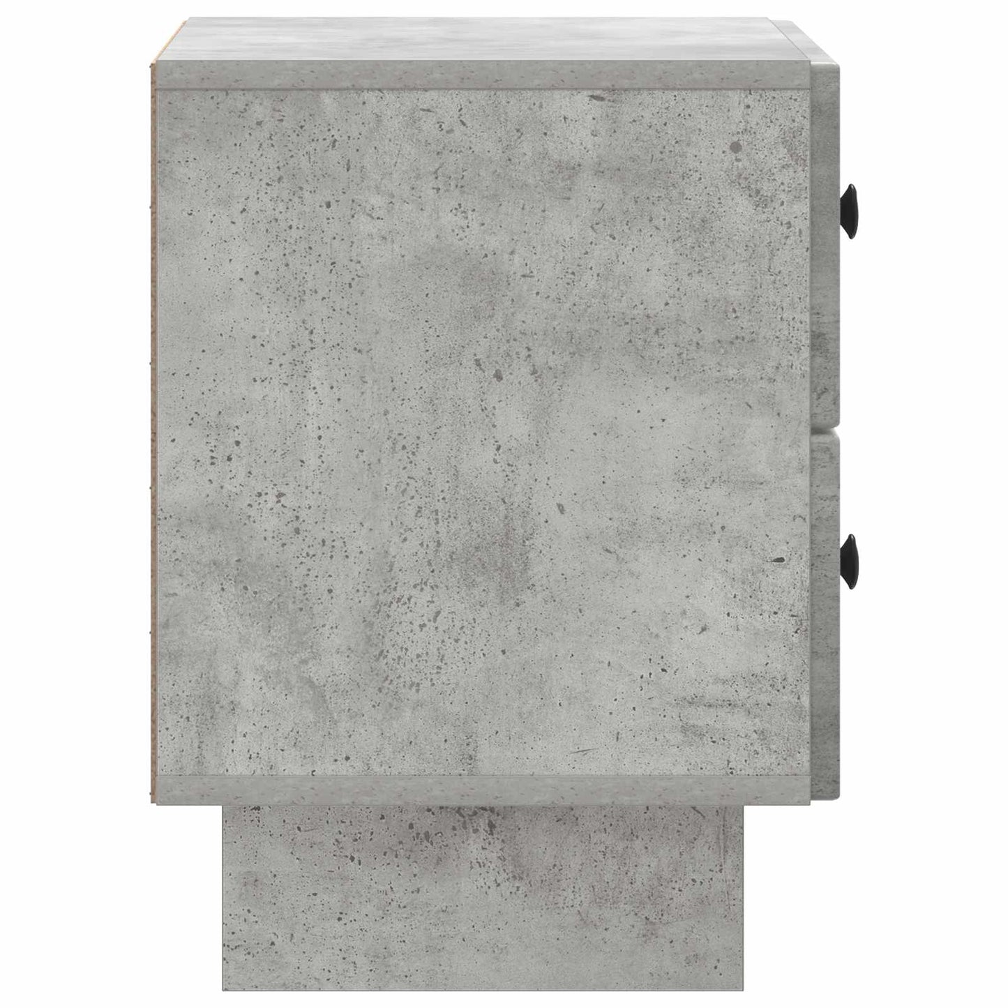 vidaXL Κομοδίνο 2 τμχ. Γκρι Σκυροδέματος 43 x 34,5 x 47,5 εκ