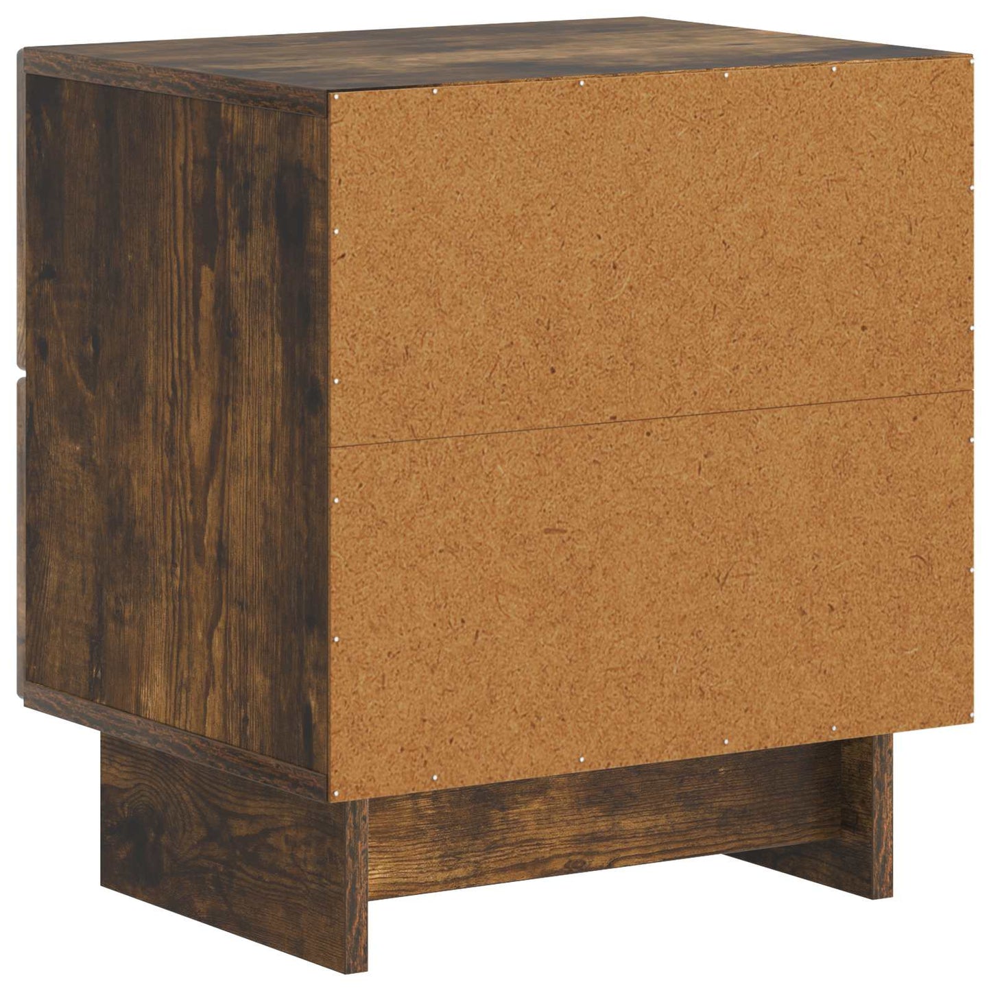 vidaXL Κομοδίνο 2 τμχ. Καπνισμένο Ξύλο Δρυός 43 x 34,5 x 47,5 εκ