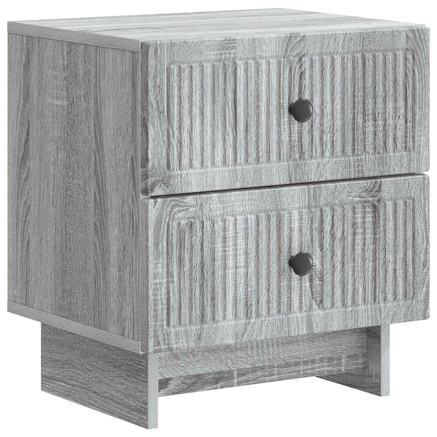 vidaXL Κομοδίνο Γκρι Sonoma 43 x 34,5 x 47,5 εκ Επεξεργασμένο Ξύλο