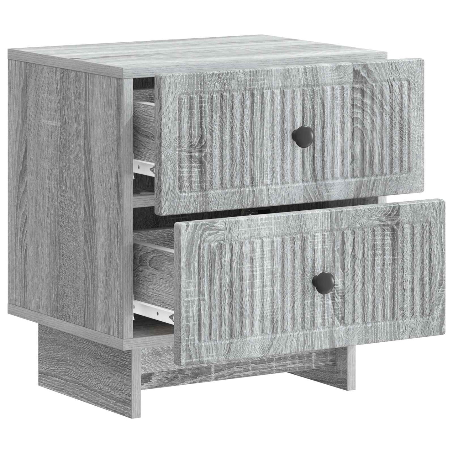 vidaXL Κομοδίνο Γκρι Sonoma 43 x 34,5 x 47,5 εκ Επεξεργασμένο Ξύλο