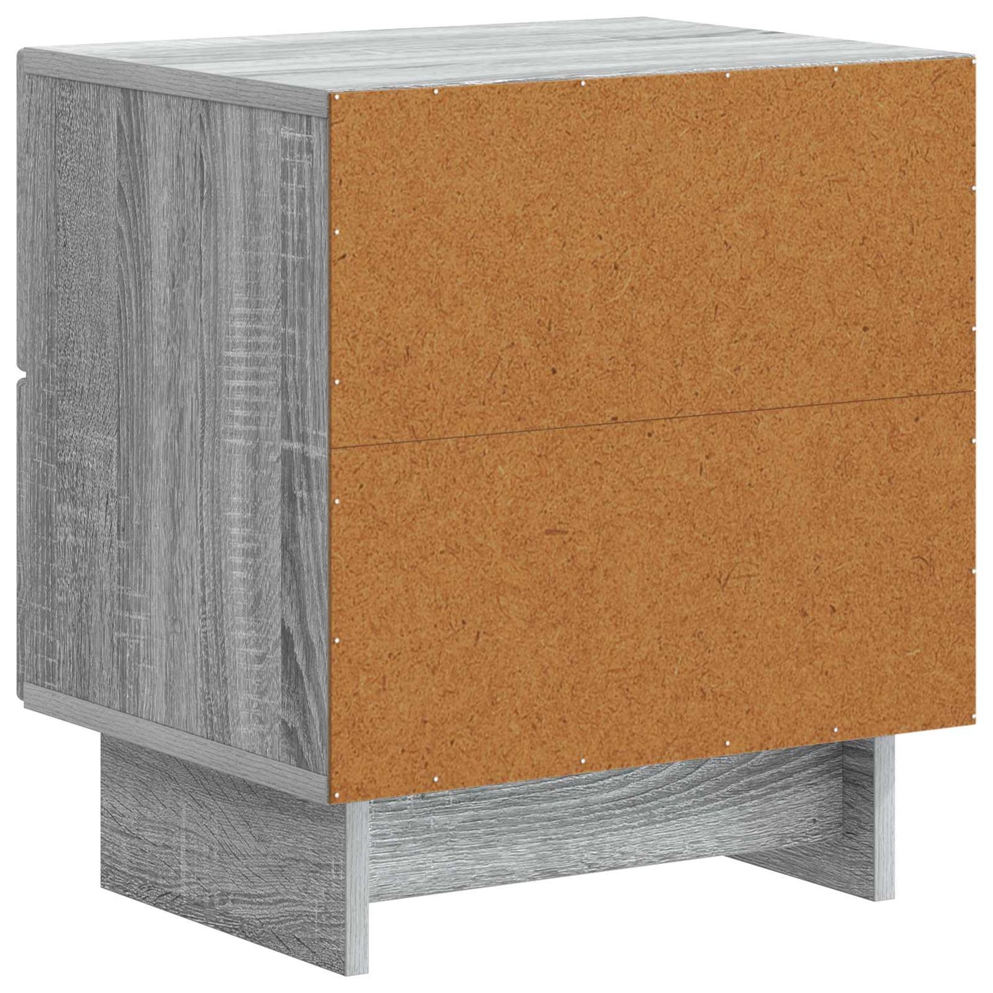 vidaXL Κομοδίνο Γκρι Sonoma 43 x 34,5 x 47,5 εκ Επεξεργασμένο Ξύλο