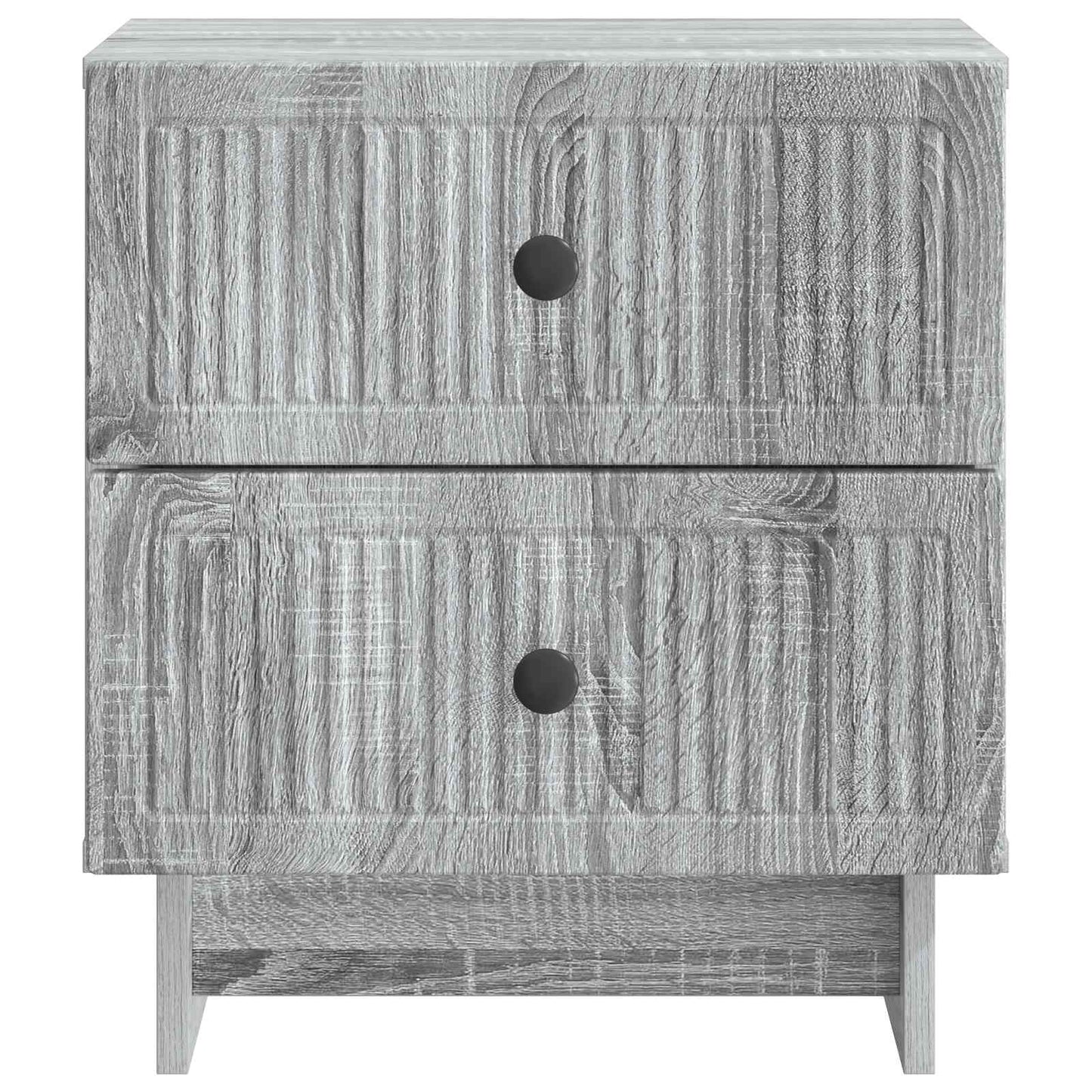 vidaXL Κομοδίνο Γκρι Sonoma 43 x 34,5 x 47,5 εκ Επεξεργασμένο Ξύλο