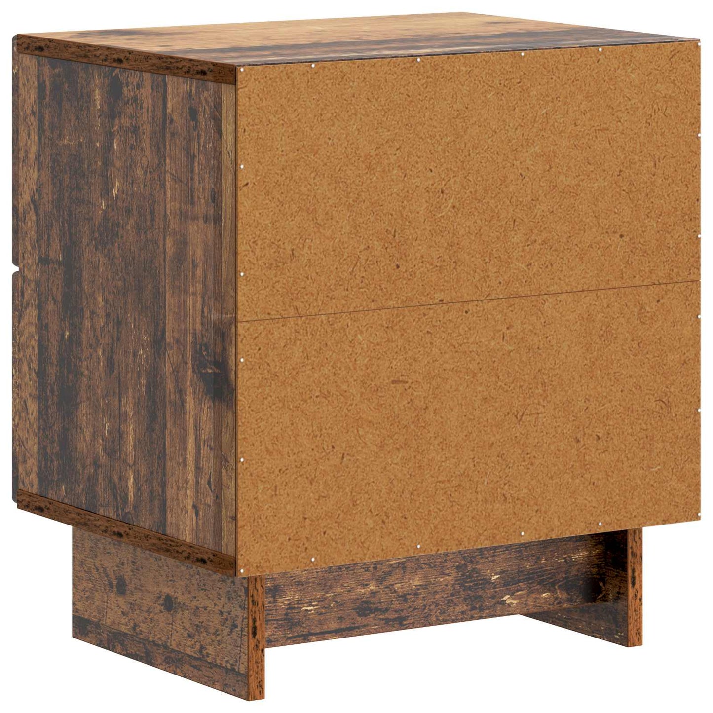 vidaXL Κομοδίνο 2 τμχ. Παλαιωμένο ξύλο 43 x 34,5 x 47,5 εκ