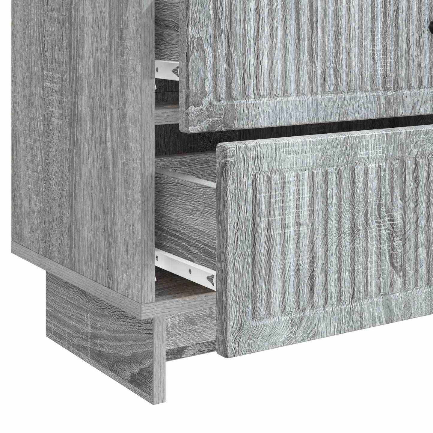 vidaXL Κομοδίνο Γκρι Sonoma 62 x 34,5 x 47,5 εκ Επεξεργασμένο Ξύλο
